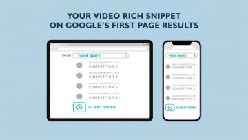 The first video technology for organic SERP, Luxyfer video SEO booster automates the video SEO specifically for long tail queries, covering a high number of long tail keywords and reaching the first results with video rich snippets 